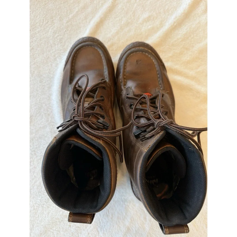 Brunt Marin Comp Toe Work Boot Size 13 6" Slip & Oil Resistant Brown F2413 18 - Picture 3 of 13